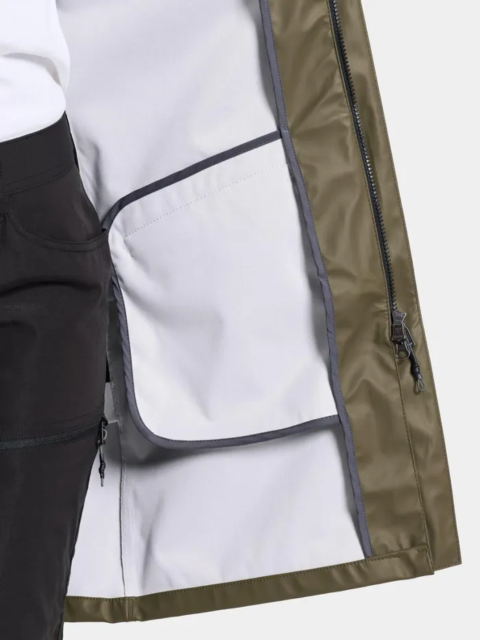 Elly Parka Galon Fog Green Women Didriksons Spring Jackets