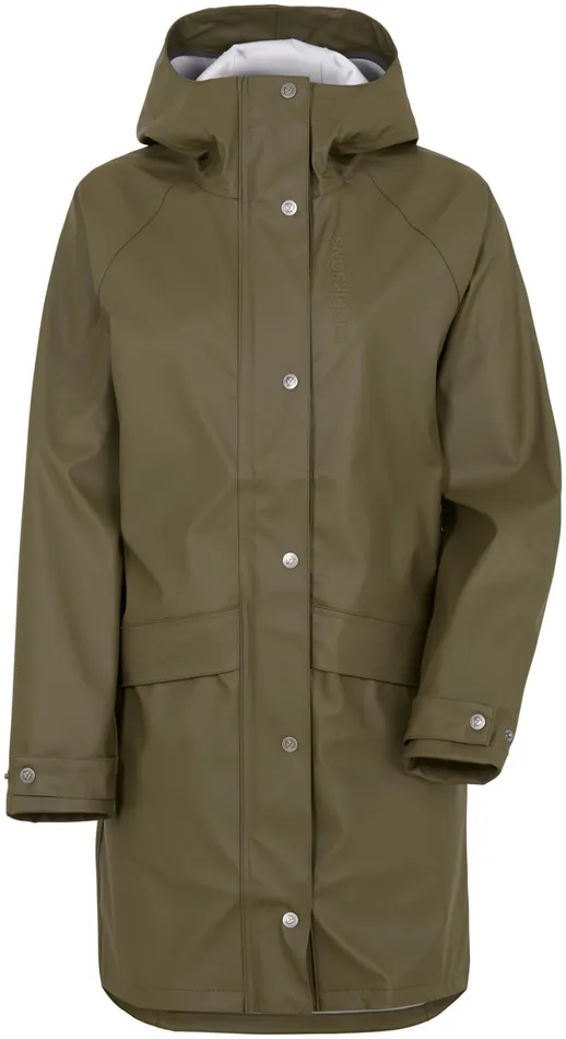 Elly Parka Galon Fog Green Women Didriksons Spring Jackets