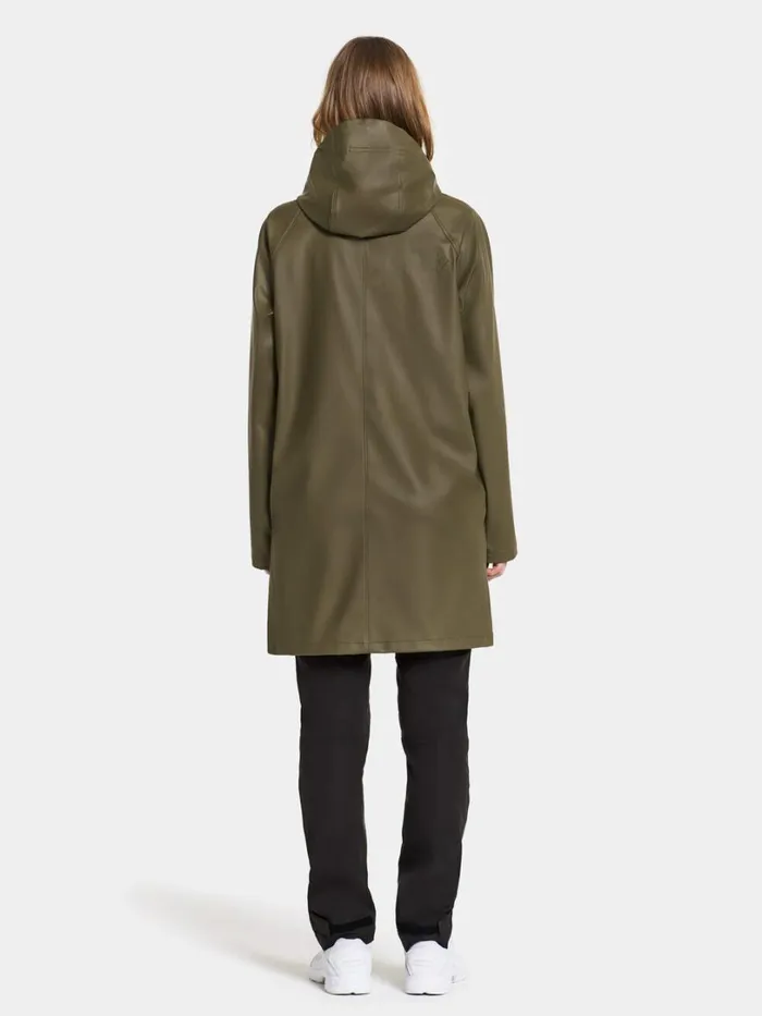 Elly Parka Galon Fog Green Women Didriksons Spring Jackets