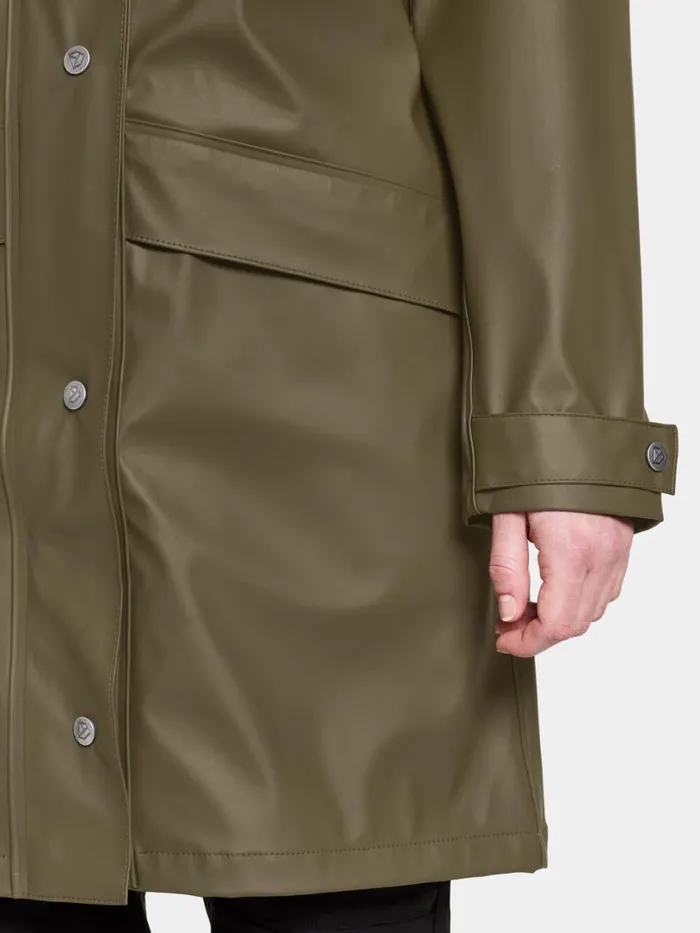 Elly Parka Galon Fog Green Women Didriksons Spring Jackets