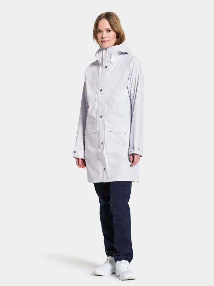 Elly Parka Galon Snow White Women Didriksons Spring Jackets