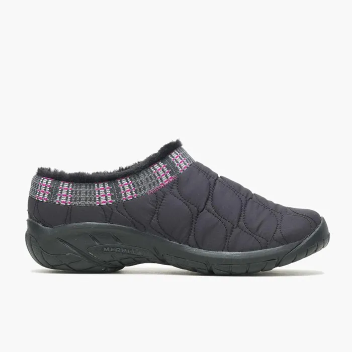 Encore Ice 4 Puff Wide Black Women Merrell SlipOns