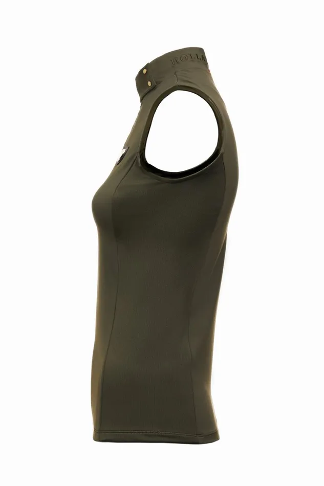 Equestrian Base Layers Holland Cooper Elite Sleeveless Base Layer Olive