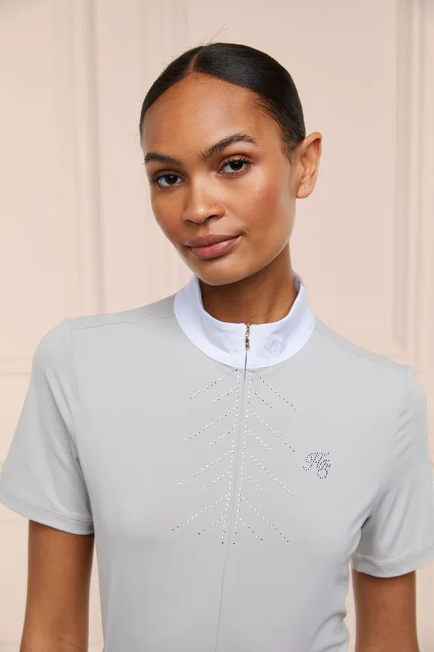 Equestrian Base Layers Holland Cooper Windsor Short Sleeve Base Layer Pebble Equestrian Base Layers Holland Cooper Windsor Short Sleeve Base Layer Pebble