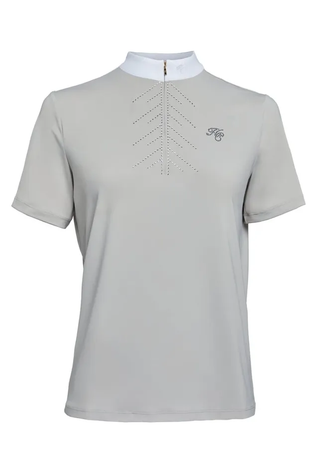 Equestrian Base Layers Holland Cooper Windsor Short Sleeve Base Layer Pebble Equestrian Base Layers Holland Cooper Windsor Short Sleeve Base Layer Pebble