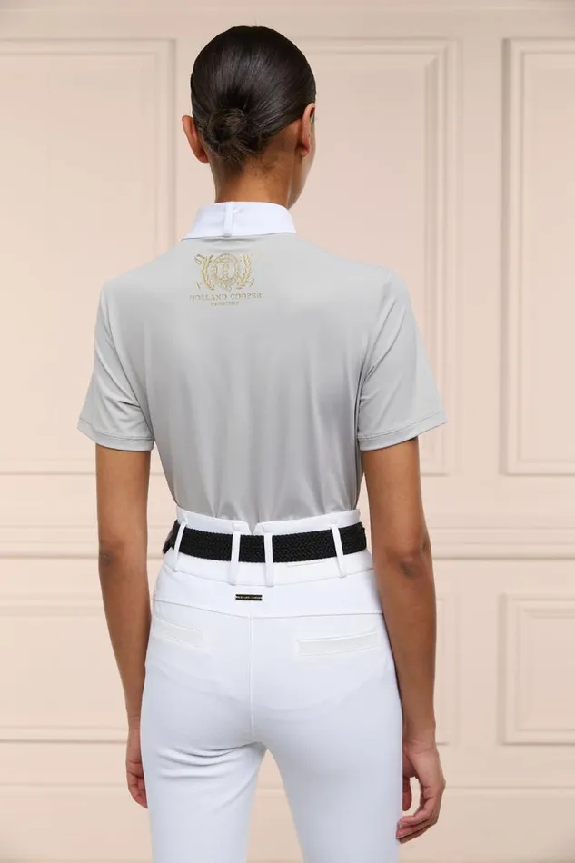 Equestrian Base Layers Holland Cooper Windsor Short Sleeve Base Layer Pebble Equestrian Base Layers Holland Cooper Windsor Short Sleeve Base Layer Pebble