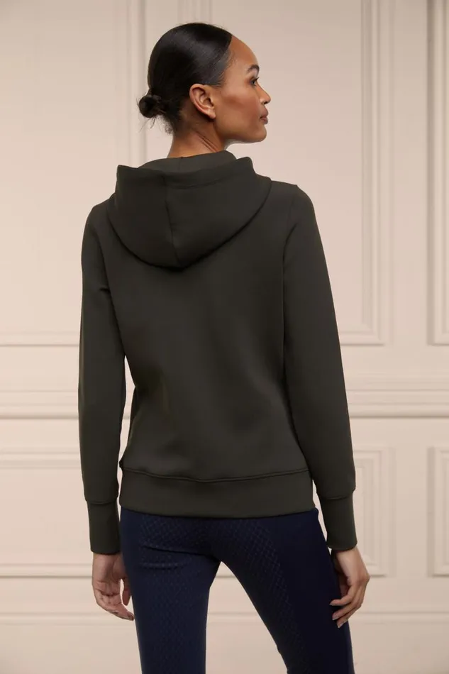 Equestrian Hoodies and Sweatshirts Holland Cooper Crystal Hoodie Heritage Khaki Equestrian Hoodies and Sweatshirts Holland Cooper Crystal Hoodie Heritage Khaki
