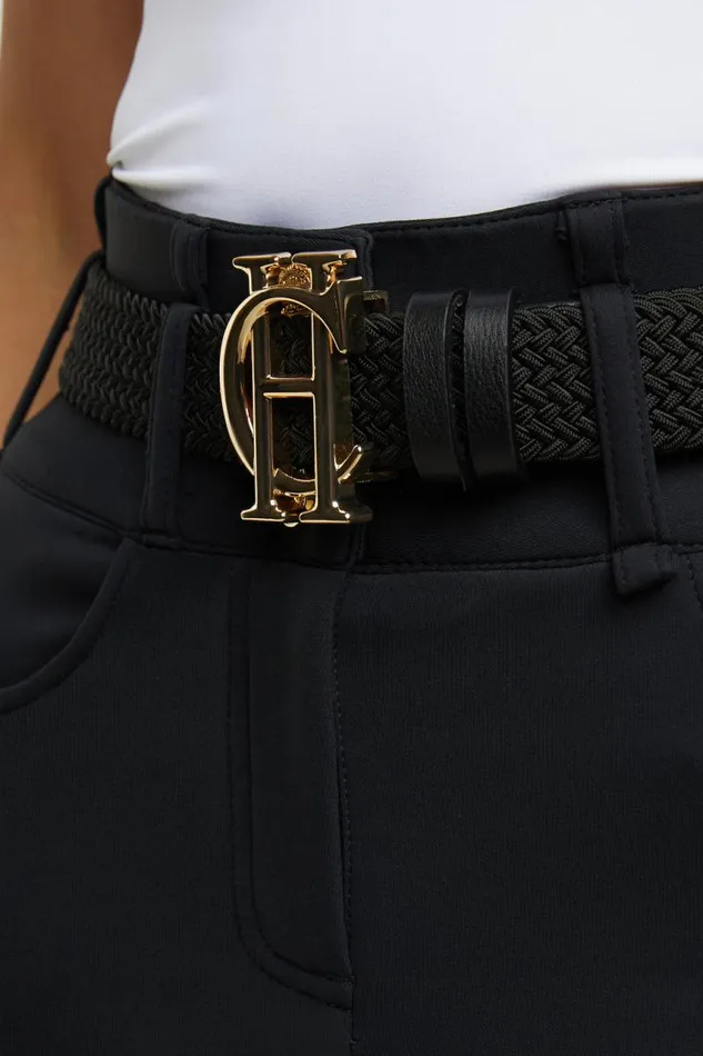 EquestrianWomen Belts Holland Cooper HC Heritage Belt Black EquestrianWomen Belts Holland Cooper HC Heritage Belt Black
