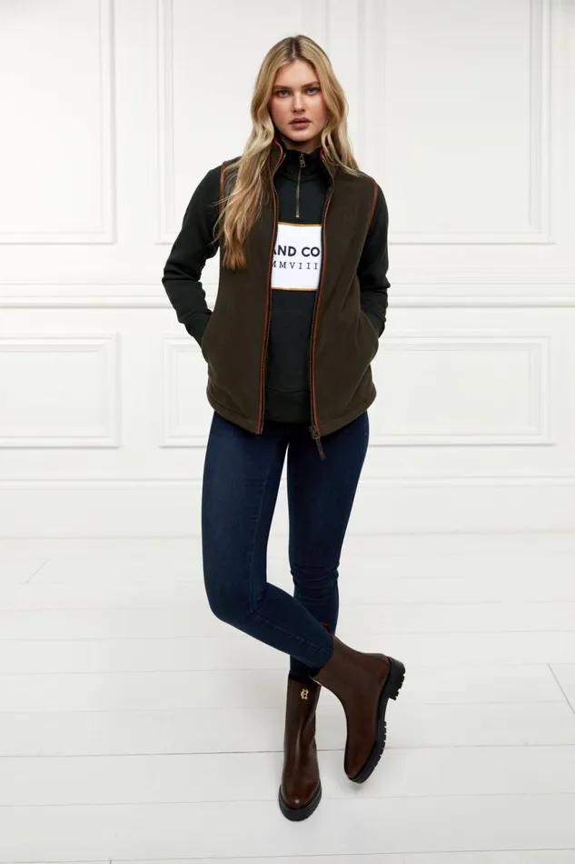 EquestrianWomen Hoodies and Sweatshirts Holland Cooper Sporting Heritage Zip Henley Racing Green EquestrianWomen Hoodies and Sweatshirts Holland Cooper Sporting Heritage Zip Henley Racing Green