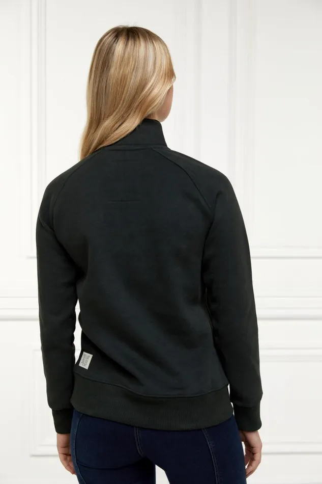 EquestrianWomen Hoodies and Sweatshirts Holland Cooper Sporting Heritage Zip Henley Racing Green EquestrianWomen Hoodies and Sweatshirts Holland Cooper Sporting Heritage Zip Henley Racing Green