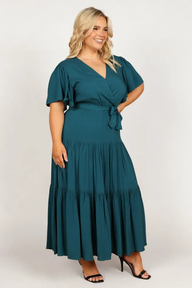 Event Dresses Barker Dress Teal Petal and Pup Women