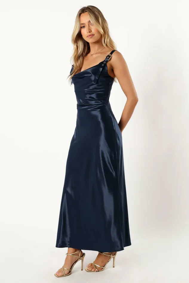 Event Dresses Petal and Pup Women Loxana Midi Dress Midnight