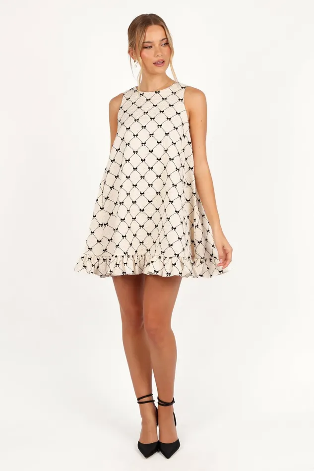 Fall Dresses Florence Mini Dress Cream Petal and Pup Women Fall Dresses Florence Mini Dress Cream Petal and Pup Women