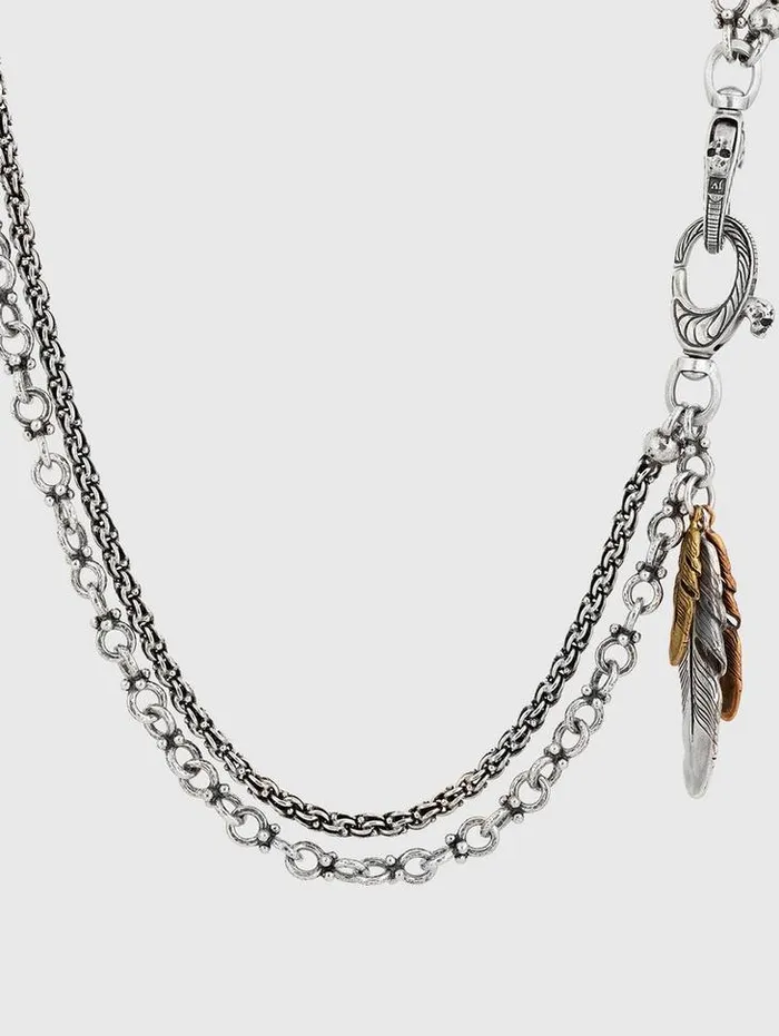FEATHER WALLET CHAIN No Color Men John Varvatos Jewelry