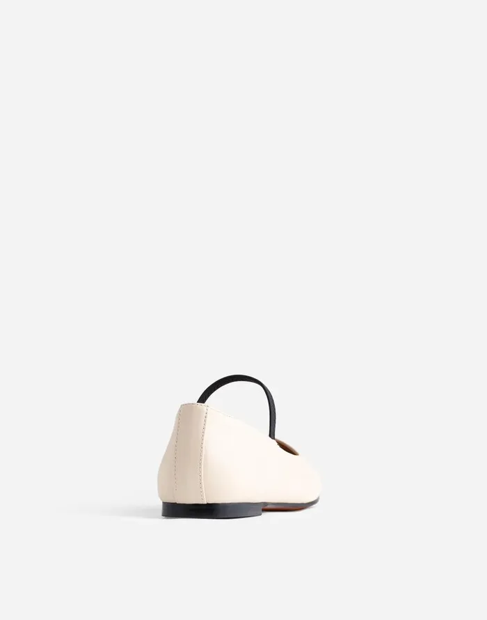 Flats and Loafers Women Madewell The Greta Ballet Flat Ecru