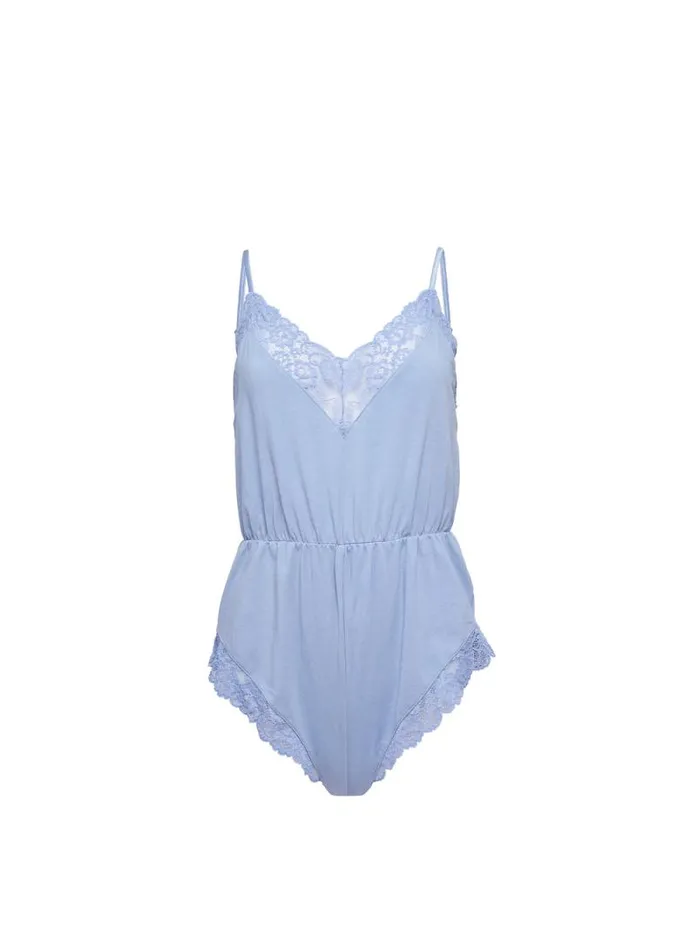 Fleur Du Mal Bodysuits Organic Cotton Teddy Denim Blue 8211 Women Fleur Du Mal Bodysuits Organic Cotton Teddy Denim Blue 8211 Women