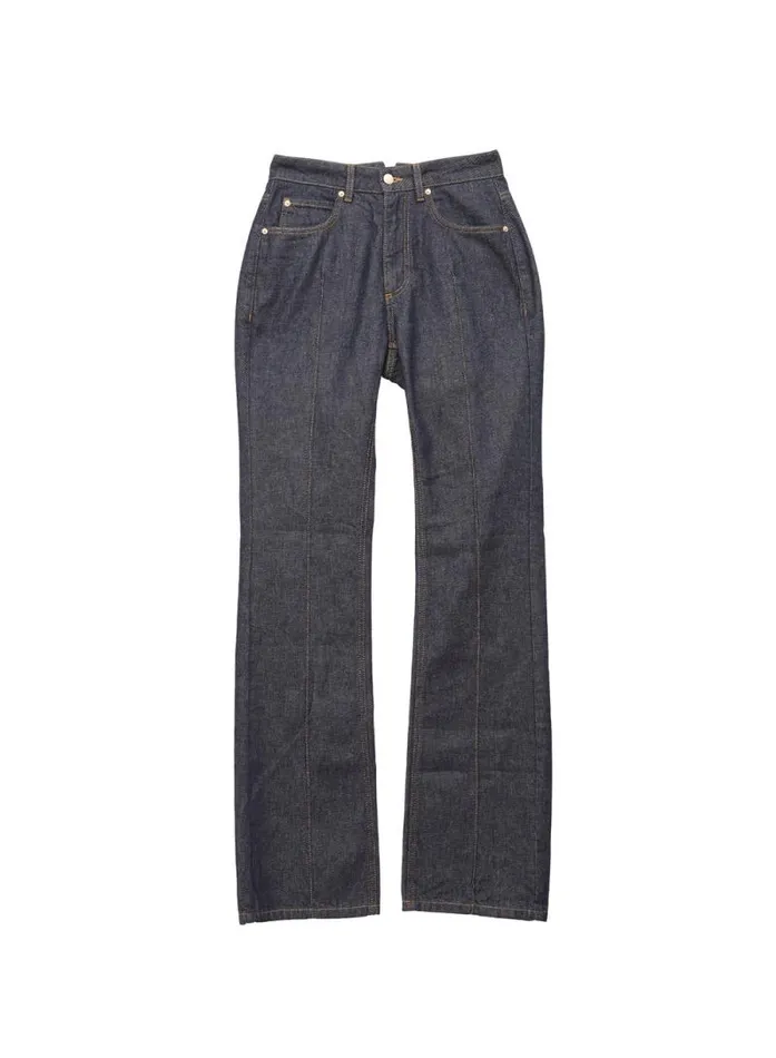 Fleur Du Mal Bottoms Rider Jeans Indigo Denim 8211 Women