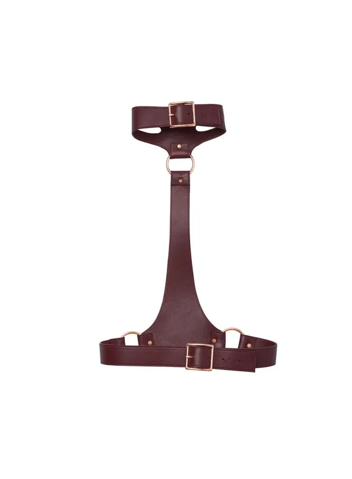 Fleur Du Mal Pleasure Leather Harness Bordeaux 8211 Women