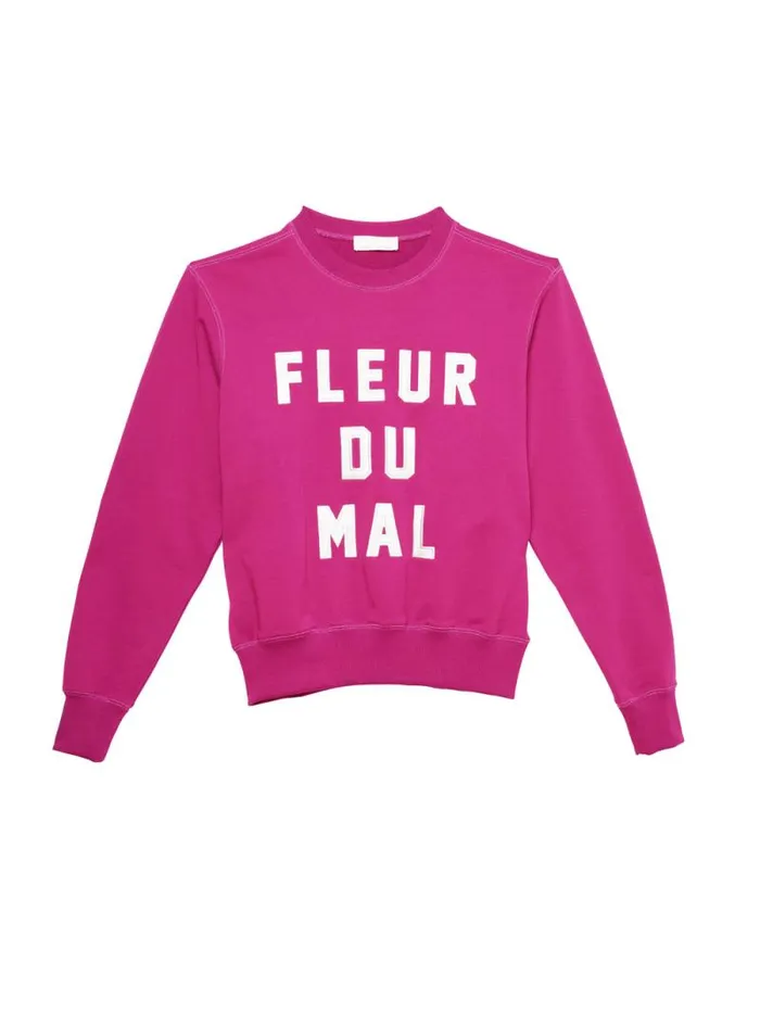 Fleur Du Mal Sleepwear Unisex Logo Sweatshirt Big Spender 8211 Women Fleur Du Mal Sleepwear Unisex Logo Sweatshirt Big Spender 8211 Women
