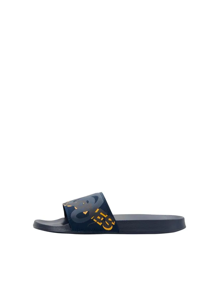 Flip Flops and Sandals JACK and JONES Mens LOGO POOL SANDALS Blue Navy Blazer Popular