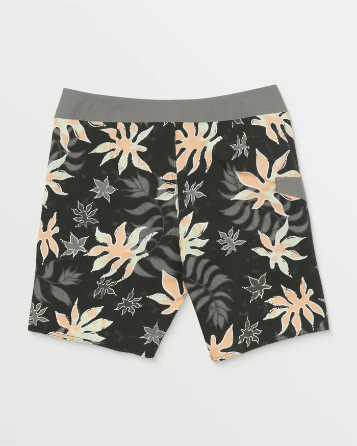 Floral Motion ModTech Trunks 8211 Black Mens Volcom Boardshorts and Trunks