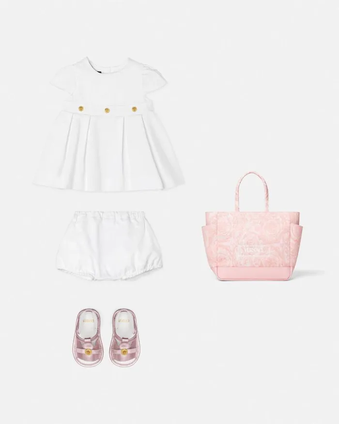 Formal Baby Dress Set White Children Versace Clothing