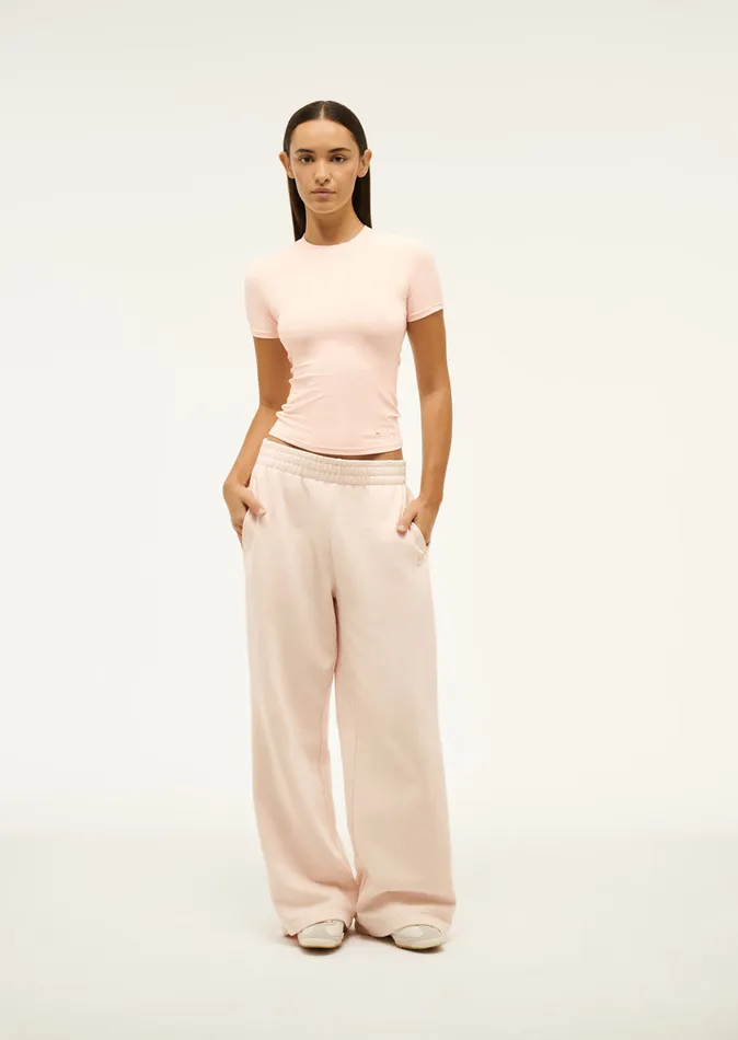 FOUNDATION SHORT SLEEVE TEE IN BLUSH Women Tees PE Nation
