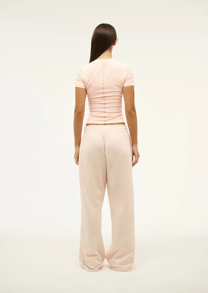 FOUNDATION SHORT SLEEVE TEE IN BLUSH Women Tees PE Nation