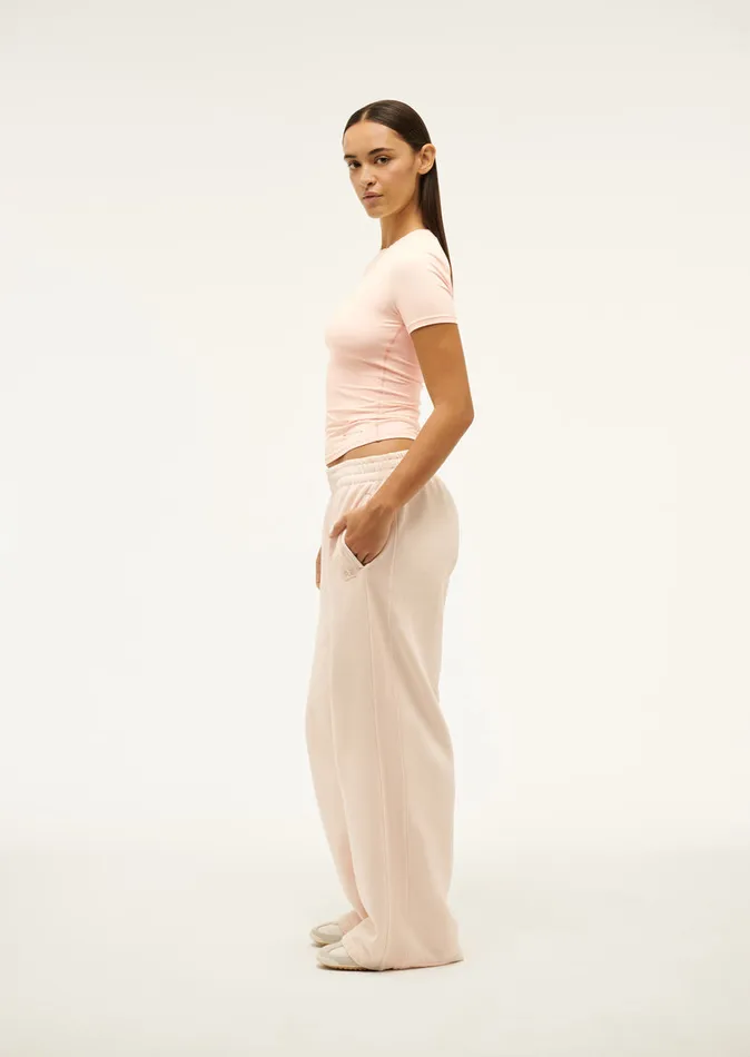 FOUNDATION SHORT SLEEVE TEE IN BLUSH Women Tees PE Nation