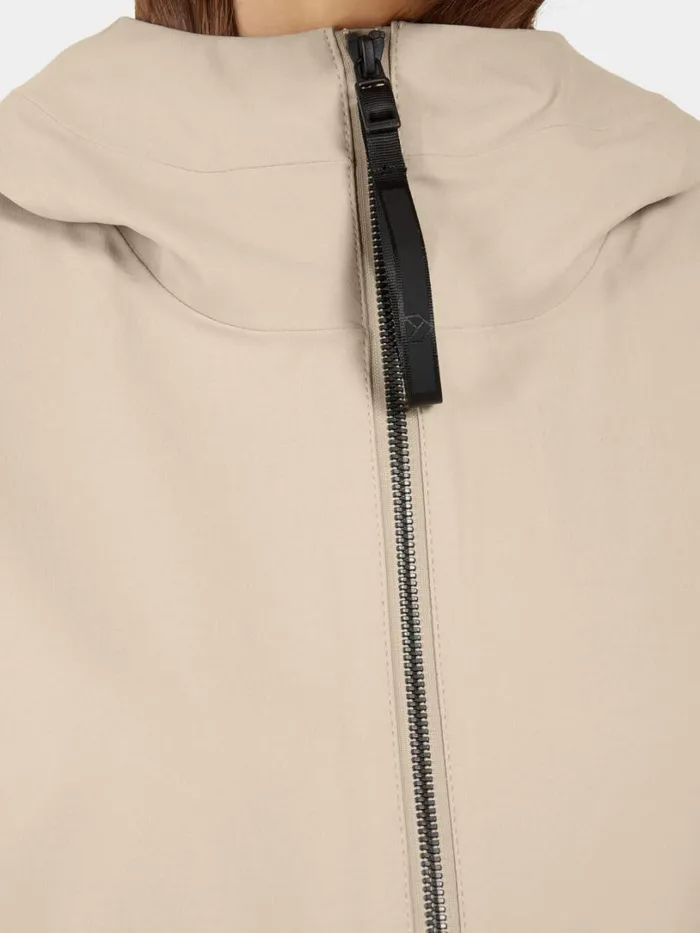 Fredrika Parka Clay Beige Women Didriksons Spring Jackets