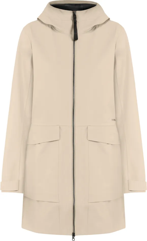 Fredrika Parka Clay Beige Women Didriksons Spring Jackets