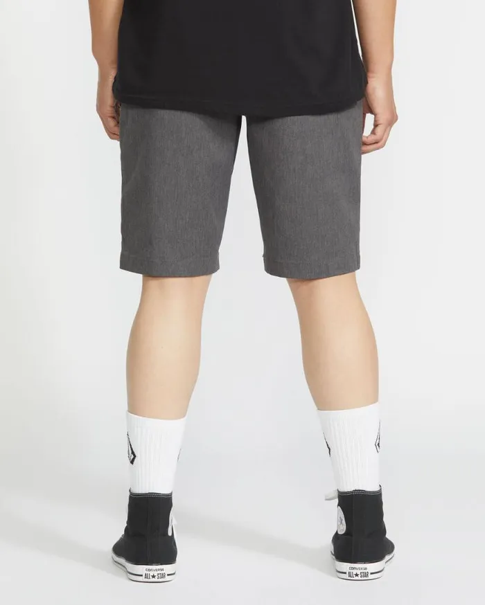 Frickin Modern Stretch Shorts 8211 Charcoal Heather Mens Volcom Shorts