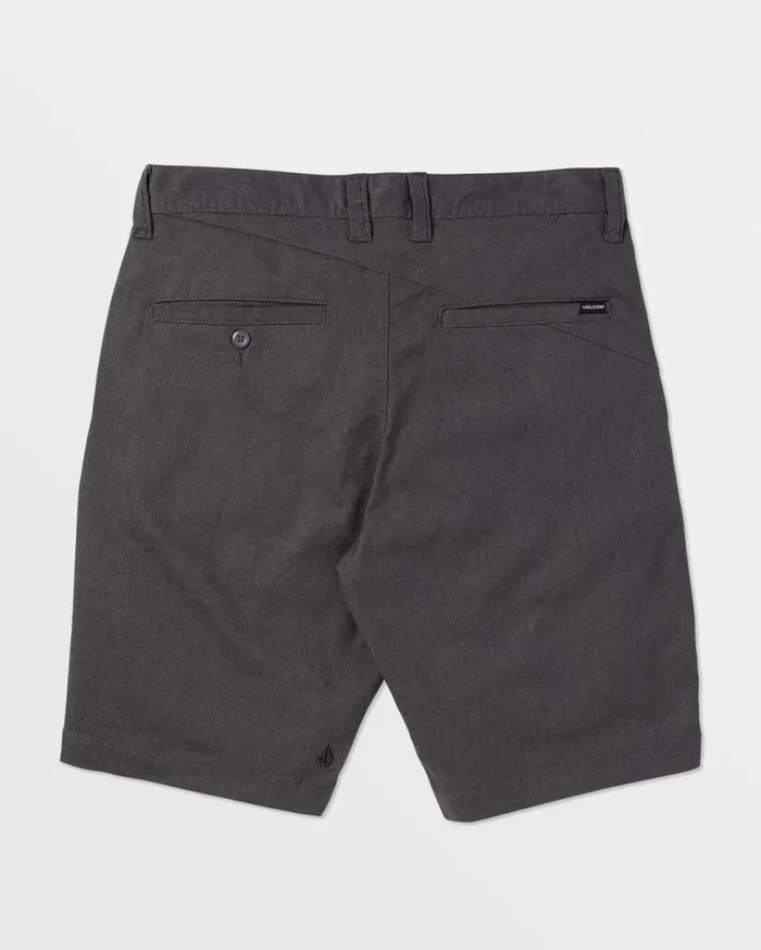 Frickin Modern Stretch Shorts 8211 Charcoal Heather Mens Volcom Shorts
