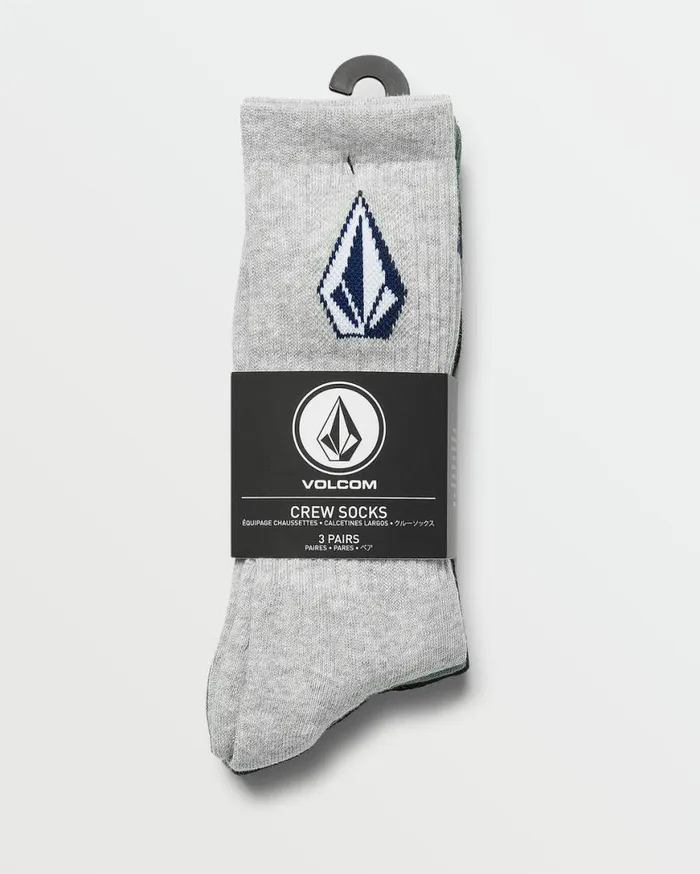 Full Stone Socks 3 Pack 8211 Petro Mens Volcom Socks