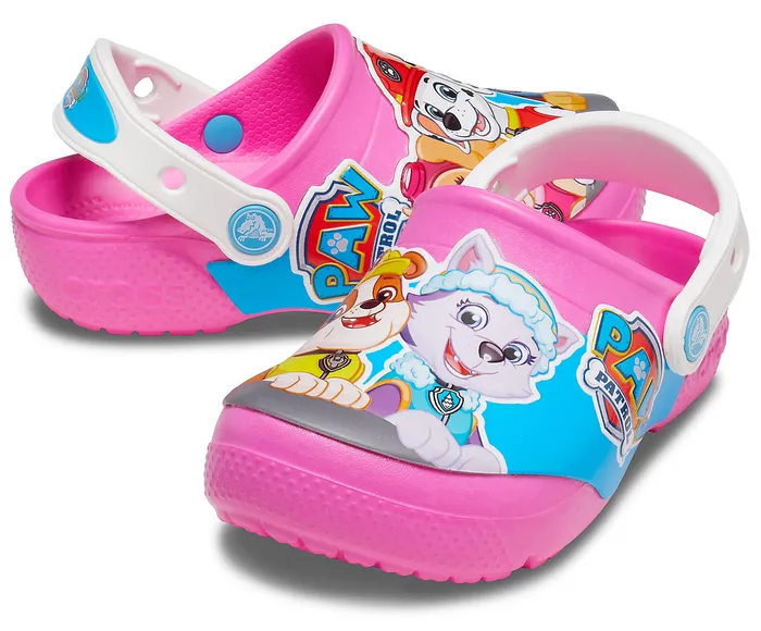 GirlsBoys Clogs Crocs Kids8217 Crocs Fun Lab Paw Patrol Clog Electric Pink