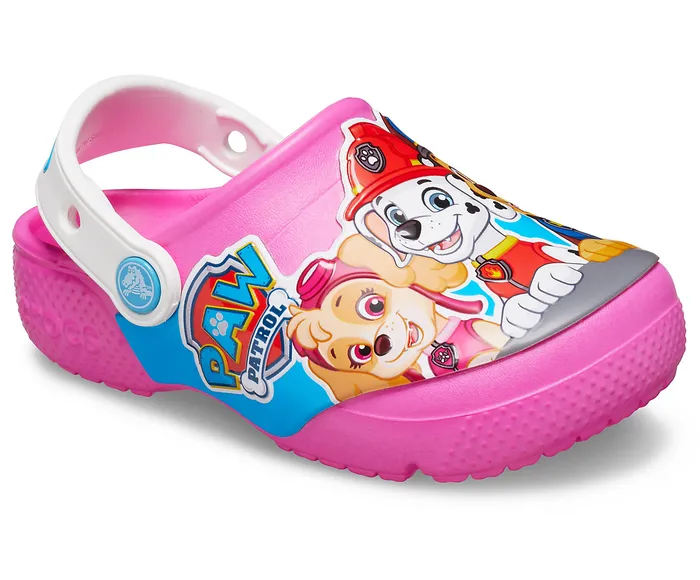 GirlsBoys Clogs Crocs Kids8217 Crocs Fun Lab Paw Patrol Clog Electric Pink