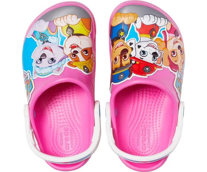 GirlsBoys Clogs Crocs Kids8217 Crocs Fun Lab Paw Patrol Clog Electric Pink