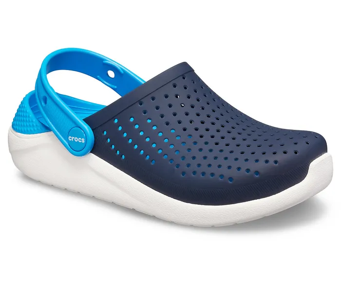 GirlsBoys Clogs Crocs Kids LiteRide Clog Navy White