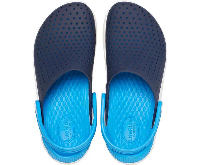 GirlsBoys Clogs Crocs Kids LiteRide Clog Navy White