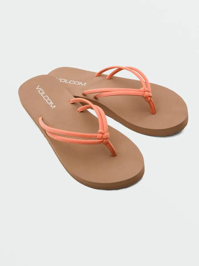 Girls Forever And Ever Sandals 8211 Papaya Kids Volcom Sandals