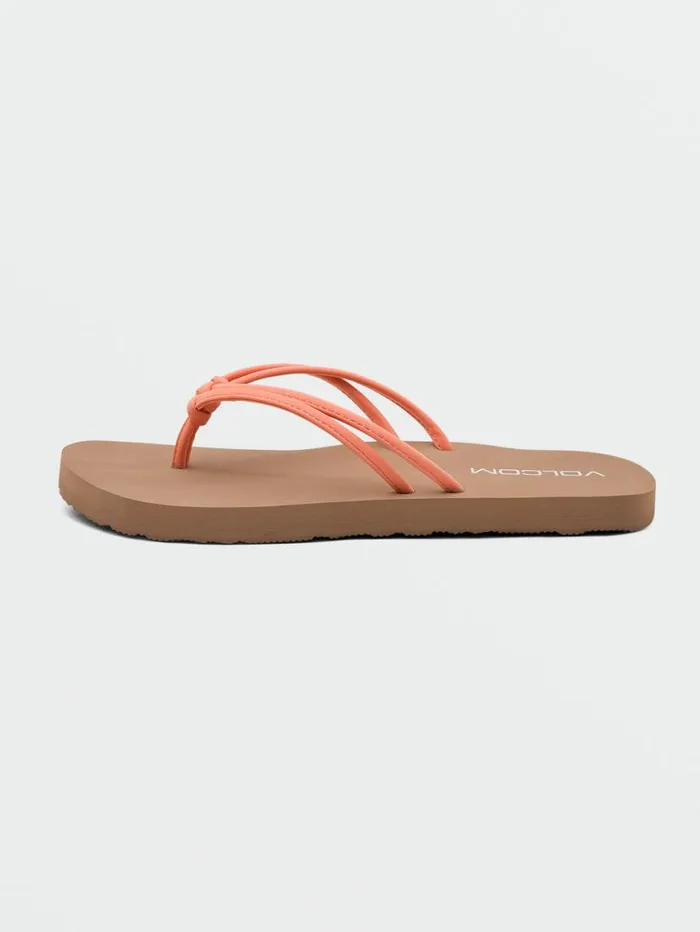 Girls Forever And Ever Sandals 8211 Papaya Kids Volcom Sandals