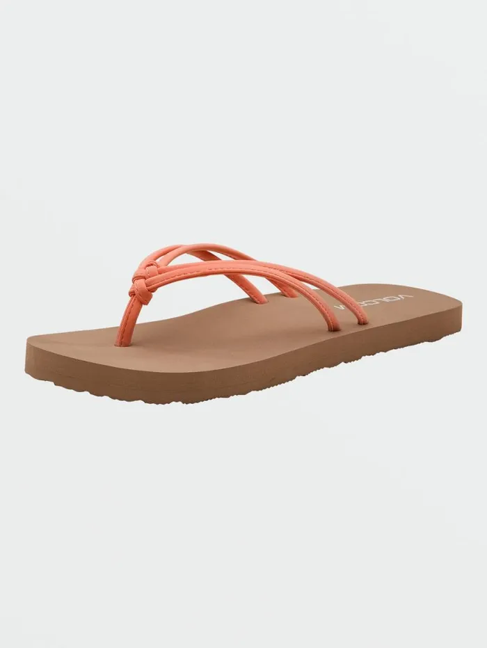 Girls Forever And Ever Sandals 8211 Papaya Kids Volcom Sandals
