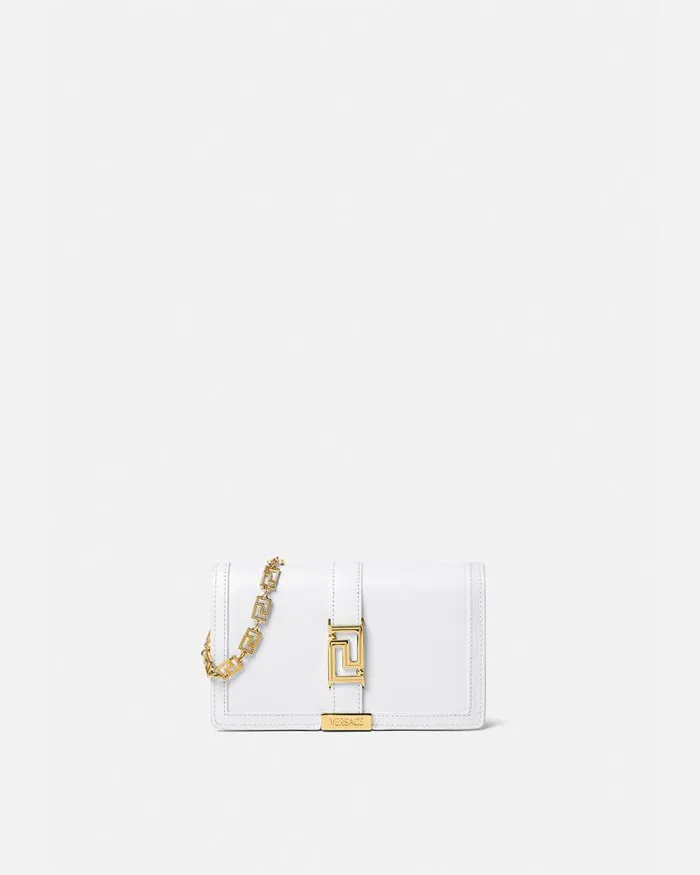 Greca Goddess Mini Bag White Women Versace Shoulder and Crossbody