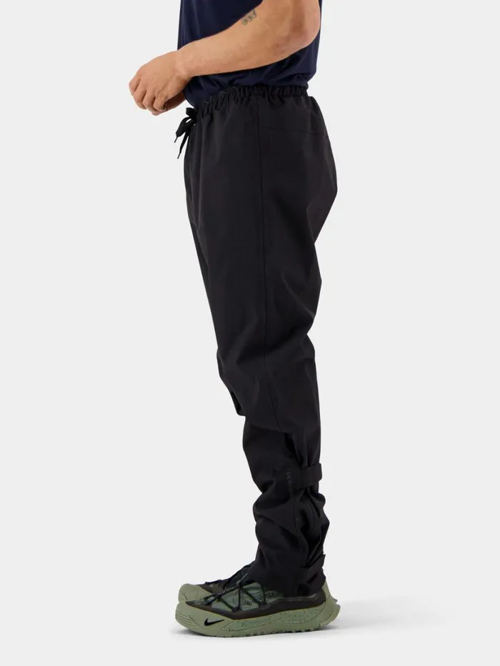 Grit Unisex Rain Pants Black Men Didriksons Waterproof Trousers