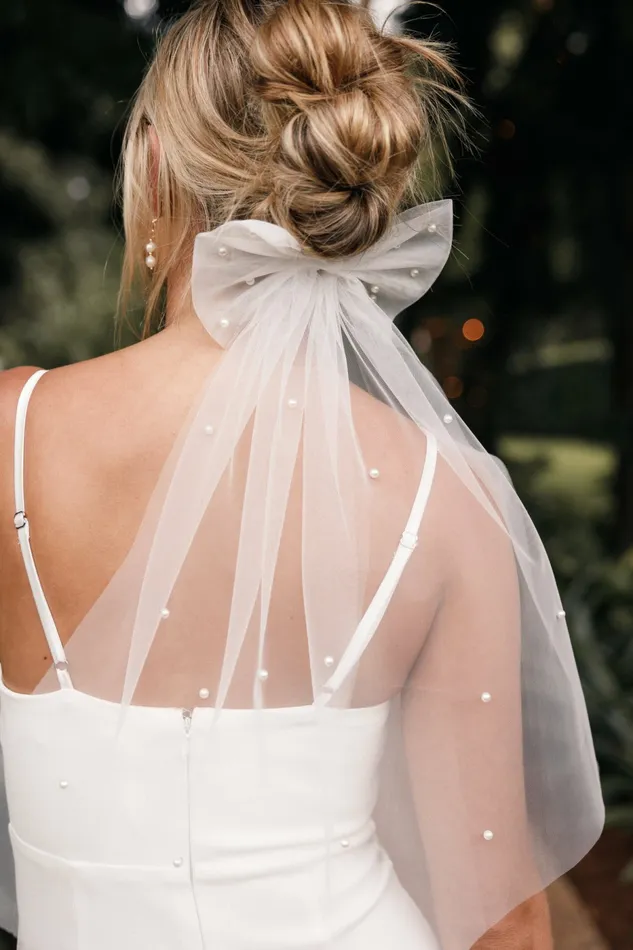 Hair Accessories Cora Hair Bow White 8211 Petal and Pup Women