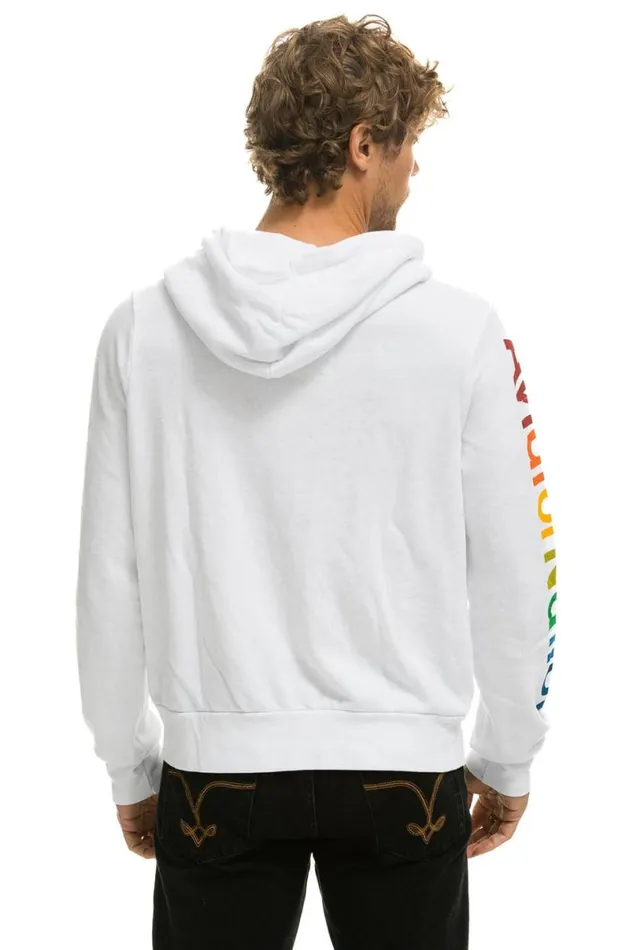 Hamptons Hoodie 8211 White WomenMen Aviator Nation Hoodies