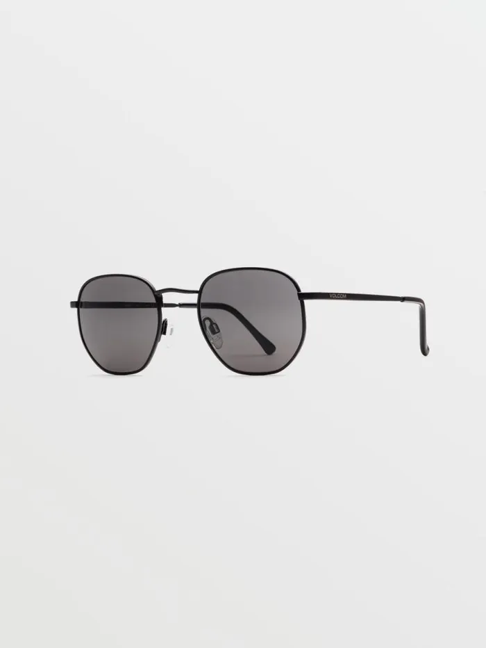 Happening Sunglasses 8211 Matte BlackGray MensWomens Volcom Sunglasses