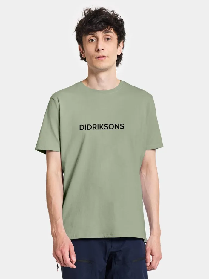Harald Men039s Tshirt Didriksons Light Moss Men Didriksons Tshirts and Polos