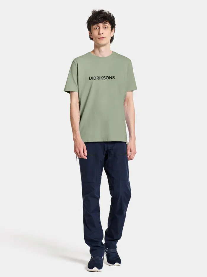 Harald Men039s Tshirt Didriksons Light Moss Men Didriksons Tshirts and Polos