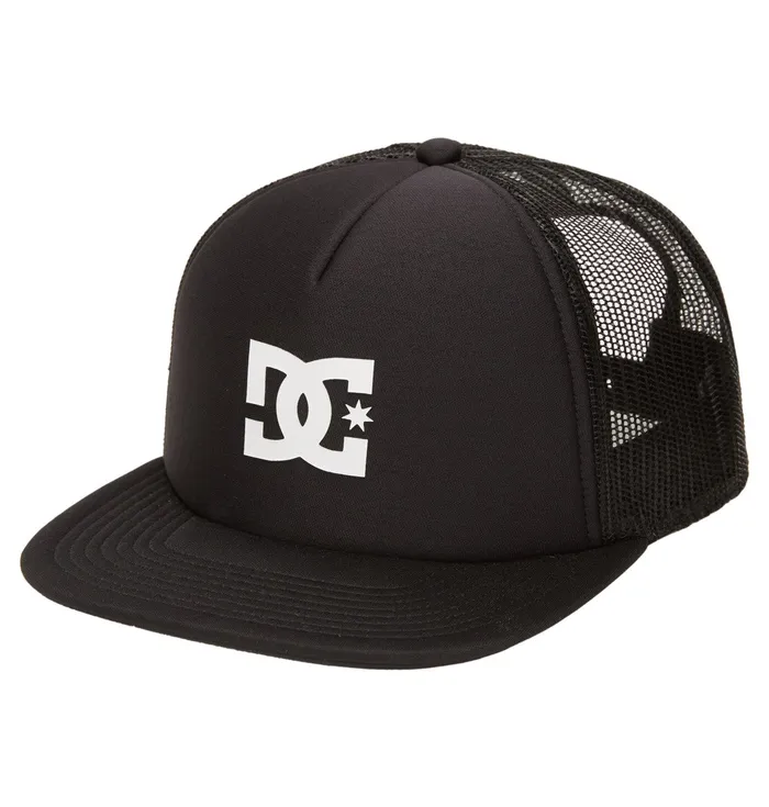 Hats and Beanies DC Shoes Men Gas Station Trucker Hat black